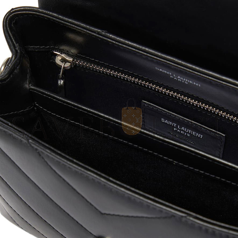 YSL TOY LOULOU LEATHER SHOULDER BAG 63964993 (20*14*7cm)